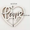 Holz Streudeko Herzen "Love" 24 Stck. - Ø 3 cm | 08272 Produktbild-Vorschau 3