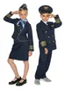 Two children in pilot costumes posing against a white background. Produktbild-Vorschau