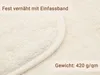Baby-Kapuzenbadetuch, 100% Baumwolle, Natur Produktbild-Vorschau 3