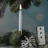LED Baumkerzen TWIST mit Clip -  warmweiße LED - kabellos - Fernbedienung -Timer - Innen - 10er Set Produktbild-Vorschau