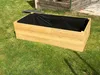 Elegantes Pflanzbeet Höhe 42 cm aus Lärchenholz Größe Produktbild-Vorschau 1