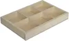 Creative Deco Setzkasten Sammelbox Holz | 6 Fächer | 27,5 x Produktbild-Vorschau 1