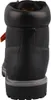 Auf dem Bild ist ein brauner Stiefel zu sehen der von der Seite betrachtet wird. Der Stiefel hat eine hohe Form und ist mit einer strukturierten Oberfläche gestaltet. Produktbild-Vorschau