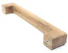 A single wooden drawer pull handle. Produktbild-Vorschau