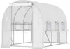 Outsunny Serre de jardin tunnel, serre tunnel 6 m² avec 6 Voir les images du produit 1