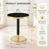 Okwish bijzettafel met cilindrisch frame en ronde voet, Productafbeelding-voorbeeld 3