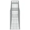 Gabionen mit Hochbogen 17 Stk. 300x30x60/80 cm Verzinktes Produktbild-Vorschau 5