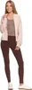 Gerippte Damen-Leggings Mit Hoher Taille Und Breitem Bund Produktbild-Vorschau 8