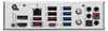 The back panel of a computer motherboard, showing various ports and connectors. Anteprima dell’immagine prodotto