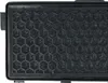 A close-up, top-down view of a black car air filter with a hexagonal mesh pattern. Produktbild-Vorschau
