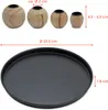 Magnet Kerzentablett rund schwarz mit 4 Holz Halter für Produktbild-Vorschau 2