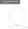 Mambocat Lampart Nero 6-tlg. Kuchenteller Set Schwarz I Produktbild-Vorschau 5