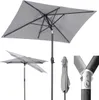 Sekey Sonnenschirm Balkon Gartenschirm Marktschirm  140×210 Produktbild-Vorschau 1