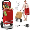 Chariot de courses pliable ELONEO, chariot de courses avec Voir les images du produit 1