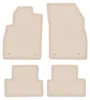 DURBAN Beige Velours-Fußmatten-Set für Chevrolet Cruze Produktbild-Vorschau 1