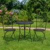 Tischgruppe Curly 2-Sitzer, Tisch Ø 60 cm, Höhe 71 cm, mit Produktbild-Vorschau 1