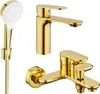 Mexen Milo R05 Badewannenset, Gold - 71303R05-50 Produktbild-Vorschau 1