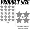 25 Stück Aufbügler Set, Sterne Reflektoren Sticker zum Produktbild-Vorschau 4