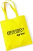 Huuraa Jutebeutel Kryvyi Rih my love 10 Liter Yellow Produktbild-Vorschau 1