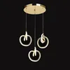 Lampadario A Sospensione Toolight Lhj093-3Cp Gold Anteprima dell’immagine prodotto 4