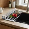 Aufrollbarer Abtropfkorb Rea P12298A Imitationsstein, Grau Produktbild-Vorschau 3