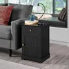 Yaheetech Lot de 2 tables de nuit avec tiroir et armoire, Voir les images du produit 2