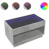 Couchtisch mit Infinity-LED Betongrau 90x50x50 cm Produktbild-Vorschau 1