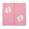 Servietten Babyfüße - Schön, dass du da bist - rosa (20 Produktbild-Vorschau 2
