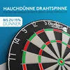 A close-up of a dartboard with promotional text overlay. Anteprima dell’immagine prodotto