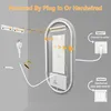 Lustro LED owalne WISFOR, 50x100 cm, lustro do łazienki z Podgląd zdjęcia produktu 8