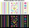 Konsait Neon Temporäre Tattoos UV Body & Face Painting für Produktbild-Vorschau 3