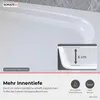 Piatto doccia Schulte 120x80 cm, bianco, modello Cala - Set Anteprima dell’immagine prodotto 2