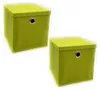 2 Ordnungsboxen, Aufbewahrungsboxen mit Deckel, 30x30x30 Produktbild-Vorschau 2