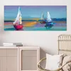 DEQORI Hybrid Leinwand Bild 125x50 cm 'Drei bunte Produktbild-Vorschau 3
