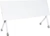 BELIANI Schreibtisch Weiß 180 x 60 cm Klappbar Faltbar mit Produktbild-Vorschau 4