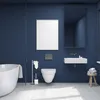 relaxdays Garniture WC argentée, noire Métal Voir les images du produit 3