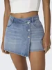 ONLY Trendige Shorts Denim Minirock-Style Knopfleiste Produktbild-Vorschau 6