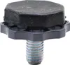 A close-up view of a single appliance foot with a threaded bolt. Anteprima dell’immagine prodotto