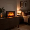 Dekorativer LED-Kamin, aus Metall, 10 x 41 x 25 cm Produktbild-Vorschau 10