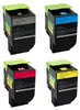 Set di 4 toner compatibili Lexmark 71B20 - CS317dn CS417dn Anteprima dell’immagine prodotto 2