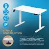 CASARIA® Scrivania Regolabile 110x60x73-118cm con Porta Anteprima dell’immagine prodotto 6