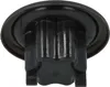 A close-up view of a black plastic coupling cap, likely a replacement part for a kitchen appliance. Produktbild-Vorschau