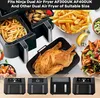 2 Pcs Airfryer Silikonform für Ninja AF400EU AF300EU Double Produktbild-Vorschau 4