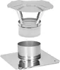 Regenhaube Schornsteinabdeckung Edelstahl Ø 180 mm Produktbild-Vorschau 2