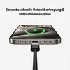 USB-C Ladekabel 1m Schwarz – Gesleevtes USB-C auf USB-C 20W Produktbild-Vorschau 5