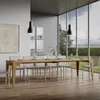 Rozkładany stół konsolowy 90x42/302 cm Isotta Quercia Podgląd zdjęcia produktu 9