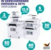 DEUBA® 4x Aufbewahrungsbox mit Deckel 40L Box Kunststoff Produktbild-Vorschau 9