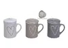 G. Wurm 10014481, Set, 0,3 l, Grau, Graubraun, Weiß, Produktbild-Vorschau 2