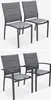Two sets of outdoor chairs against a white background. Anteprima dell’immagine prodotto