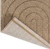 Teppich In- und Outdoor mit Kreislinien-Muster in Beige für Produktbild-Vorschau 6